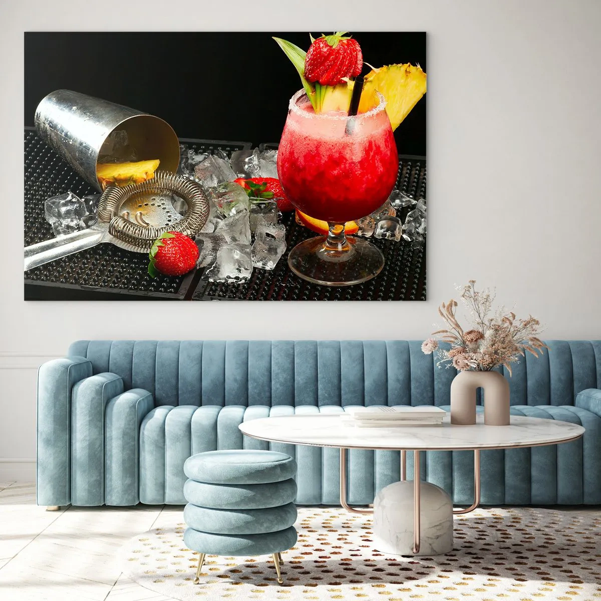 Billede på glas - Fremkald smagen - 100x70 cm