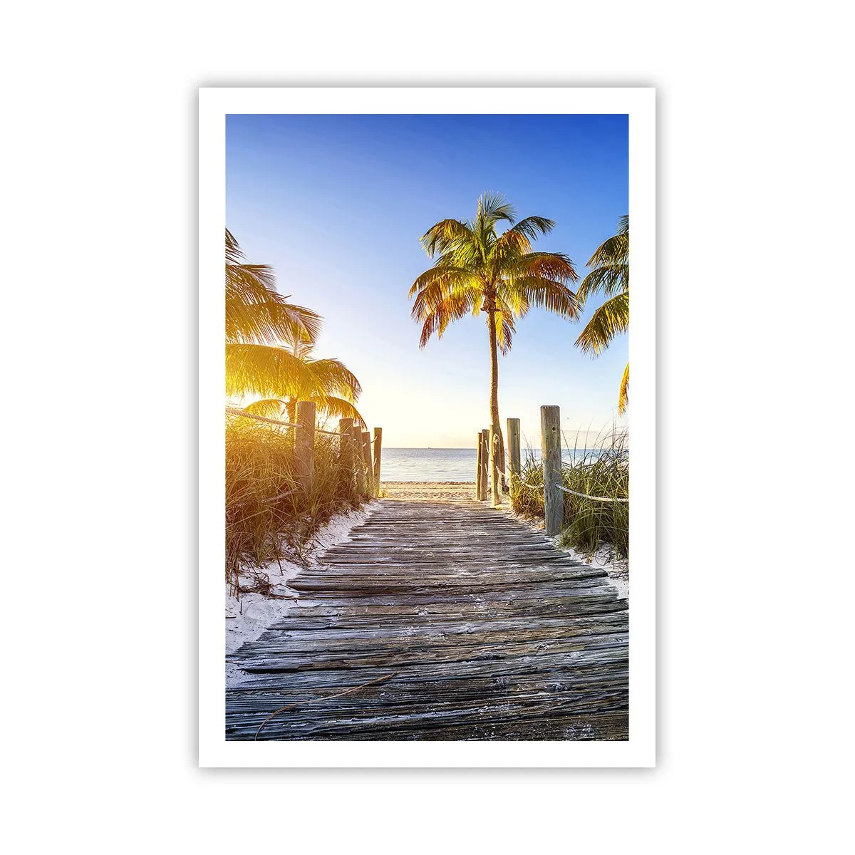 Plakat - Direkte til paradis - 61x91 cm
