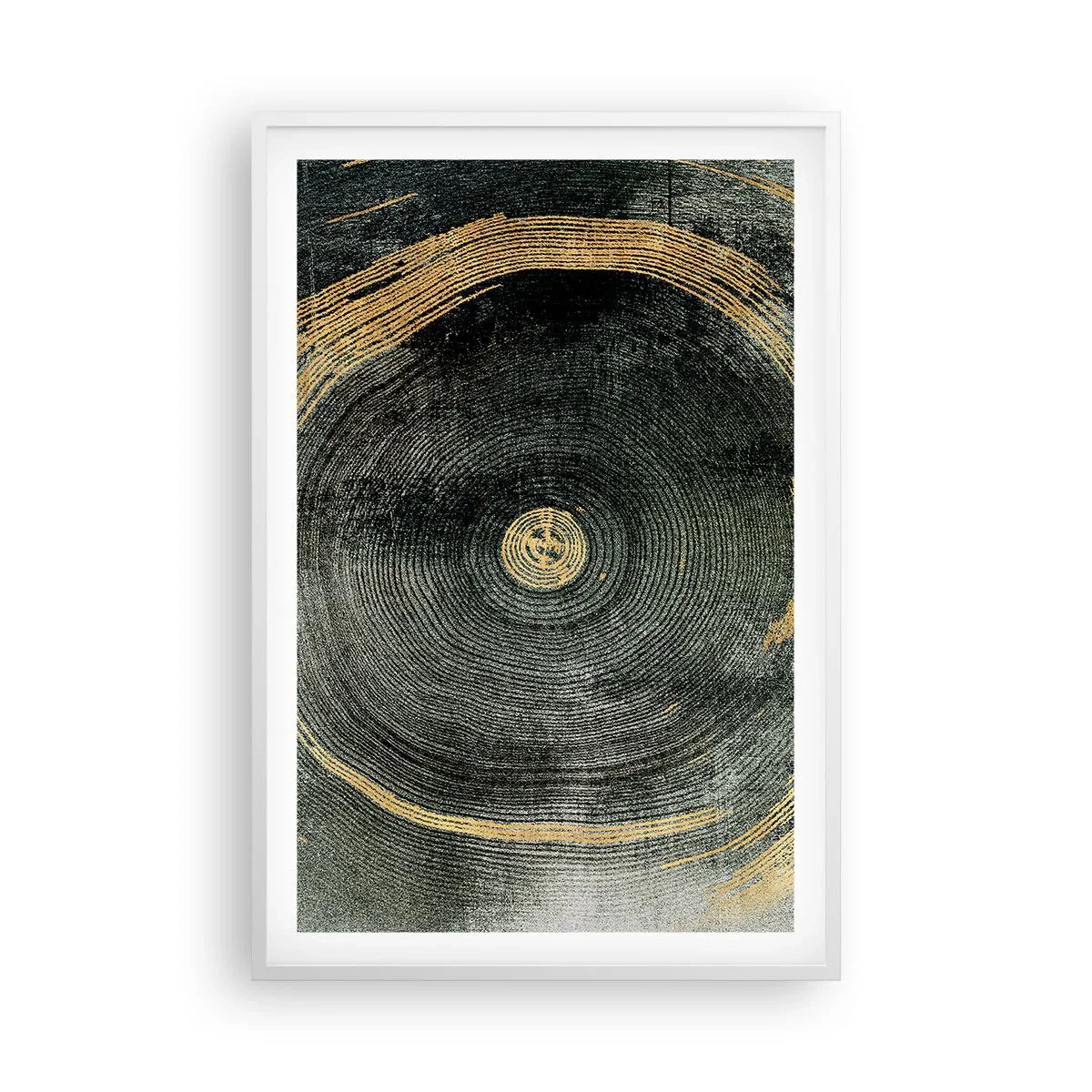 Plakat i hvid ramme - Forandring og varighed - 61x91 cm