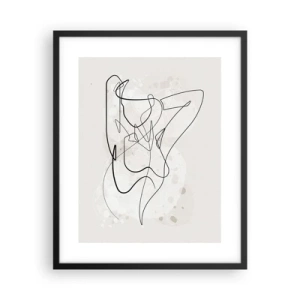 Plakat i sort ramme - Forførelsens kunst - 40x50 cm