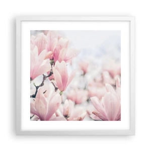 Plakat i hvid ramme - Idealet om subtilitet - 40x40 cm