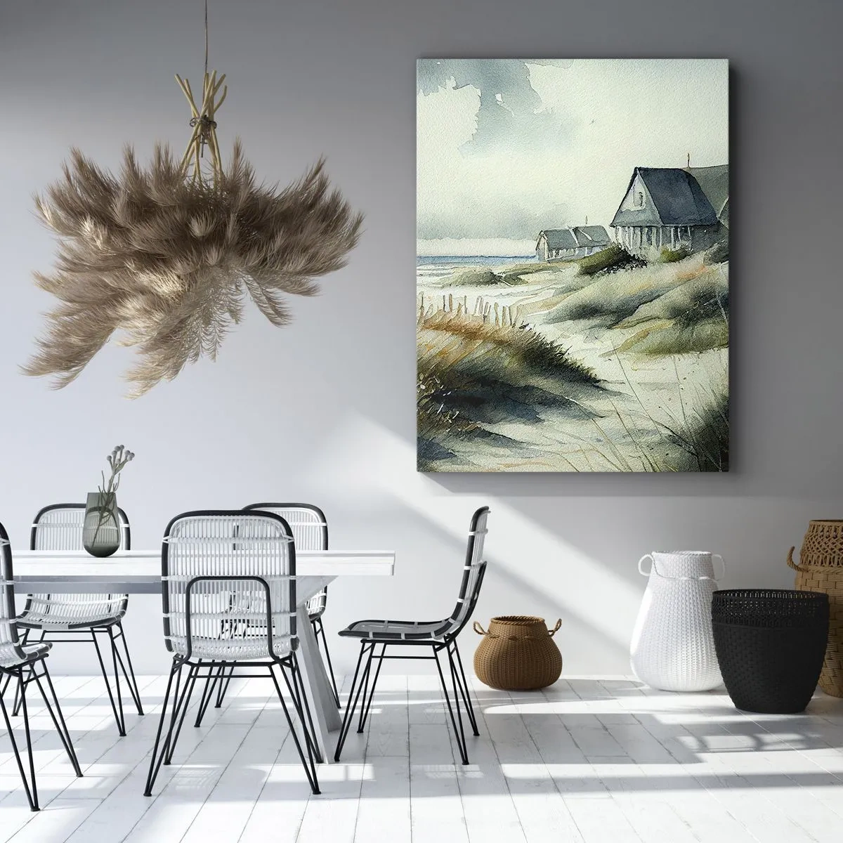 Lærredstryk - Billede på lærred - Væk fra trængsel og travlhed - 50x70 cm