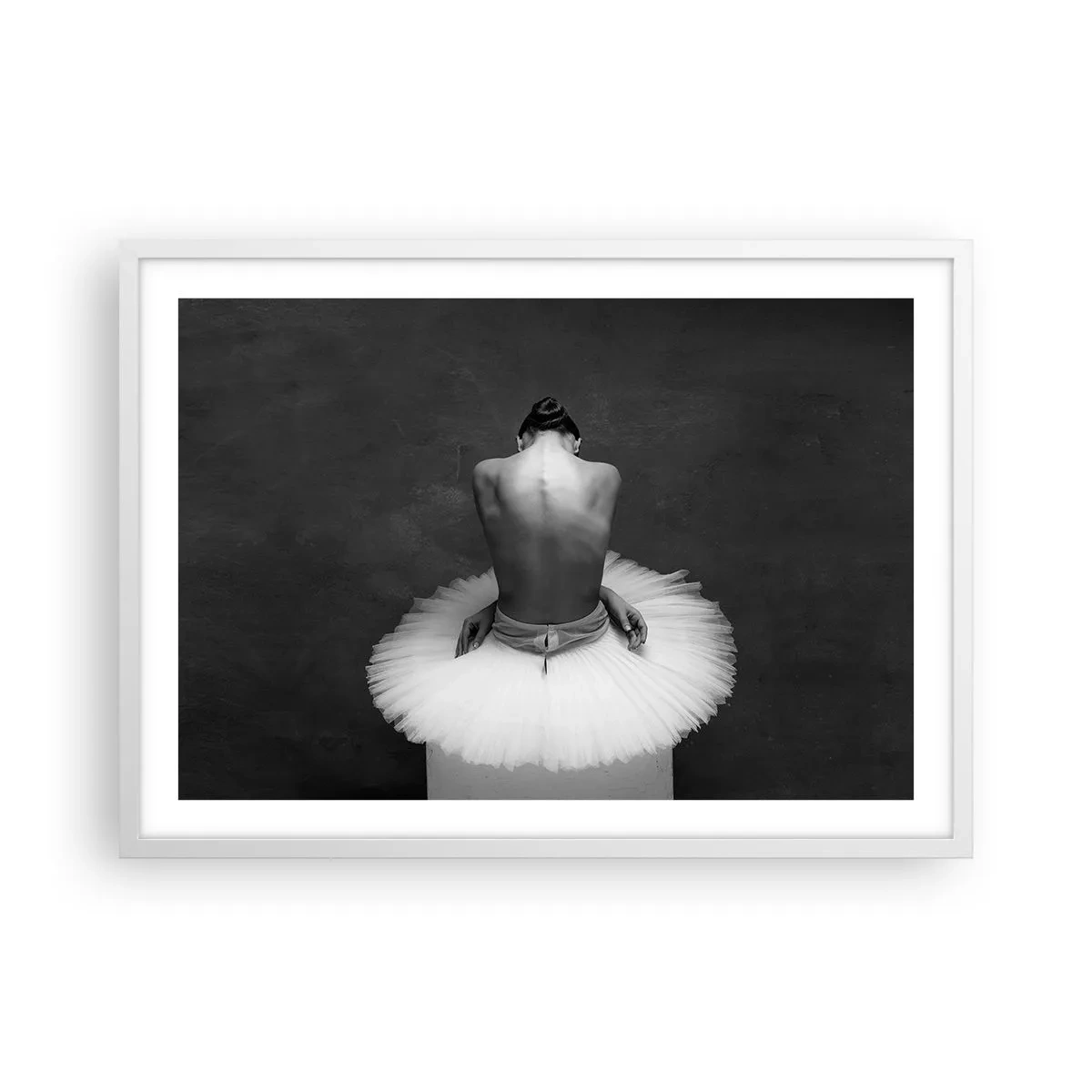 Plakat i hvid ramme - Blomstrer nu - 70x50 cm