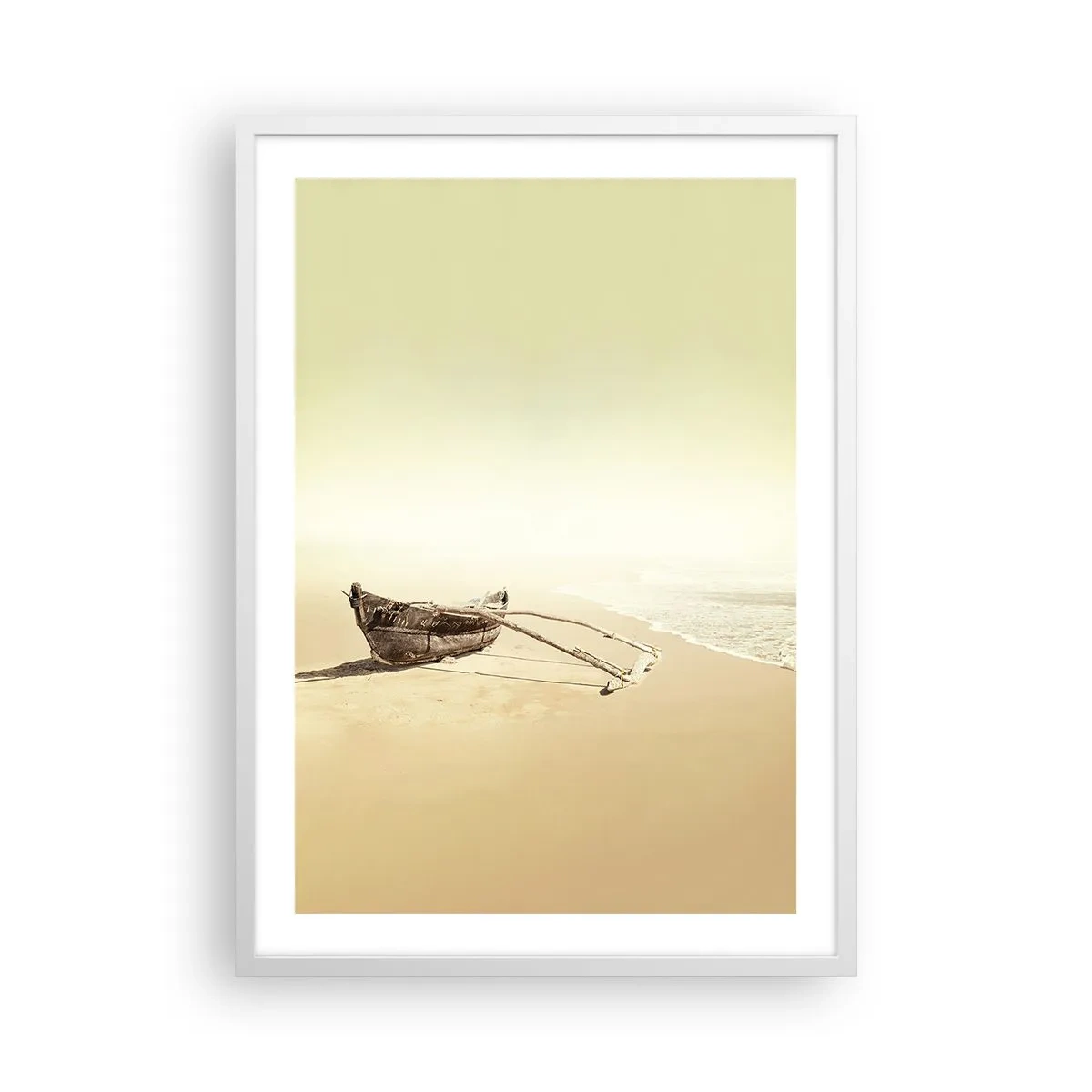 Plakat i hvid ramme - Et minde om Sydhavet - 50x70 cm