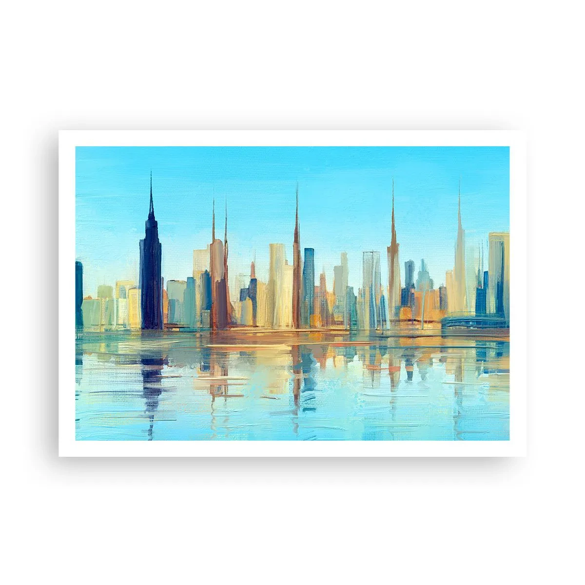 Plakat - Solrig metropol - 100x70 cm