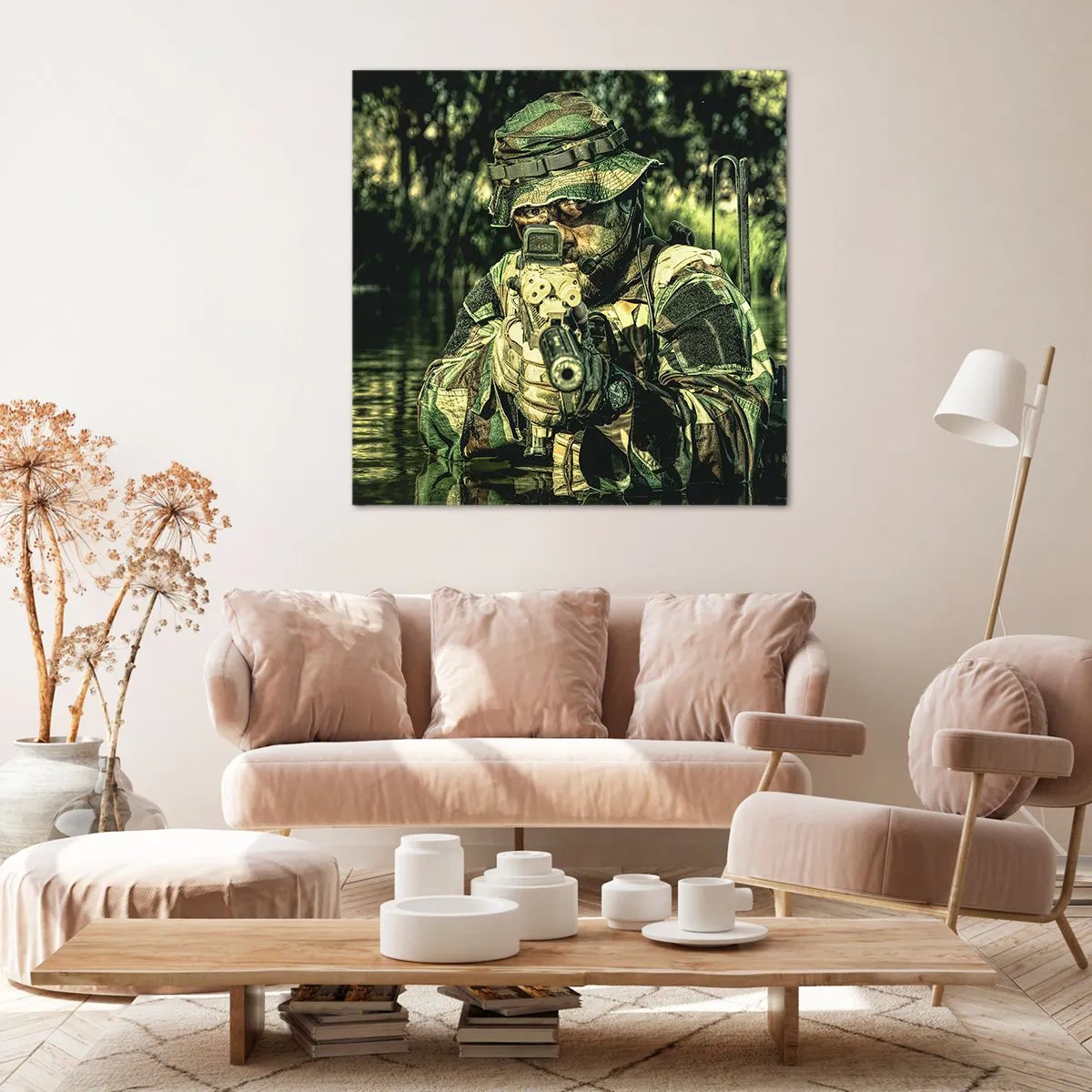 Lærredstryk - Billede på lærred - Det bedste af det bedste - 50x50 cm