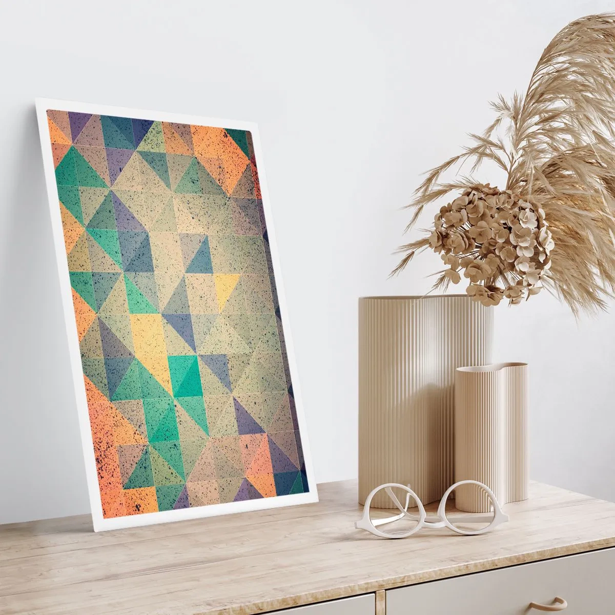 Plakat - Republikken trekanter - 70x100 cm