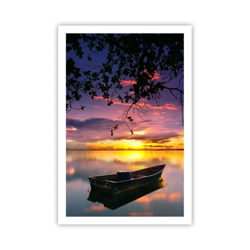 Plakat - "Det ser ud til, at du hænger midt på himlen..." - 61x91 cm