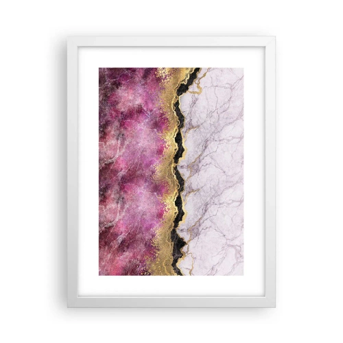 Plakat i hvid ramme - På grænsen - 30x40 cm