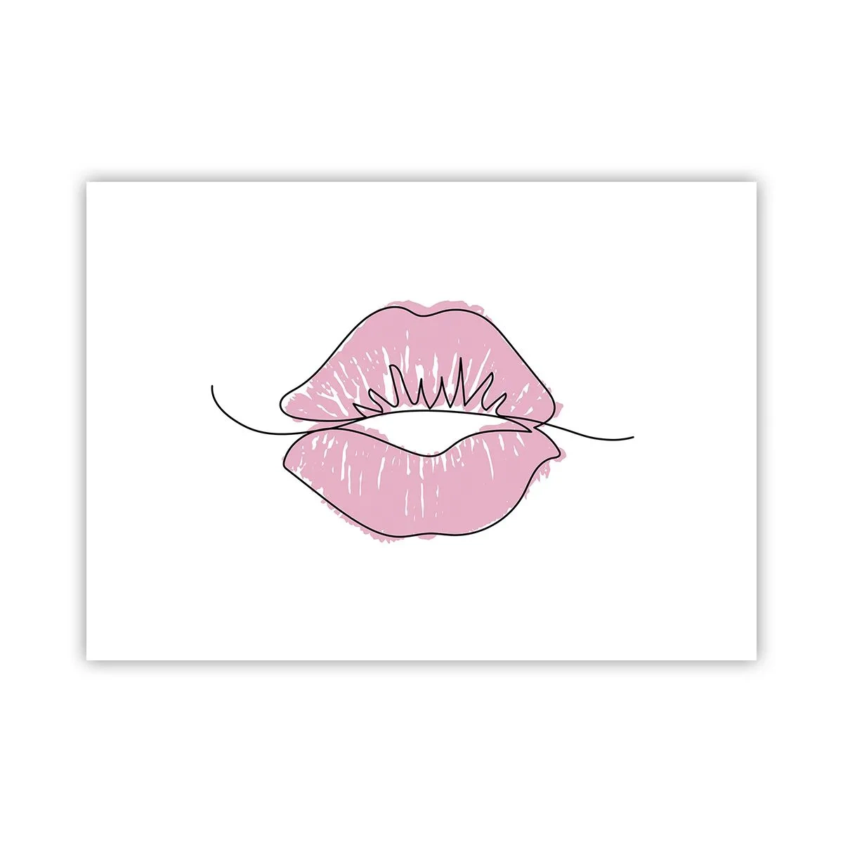 Plakat - Klar til at kysse? - 70x50 cm