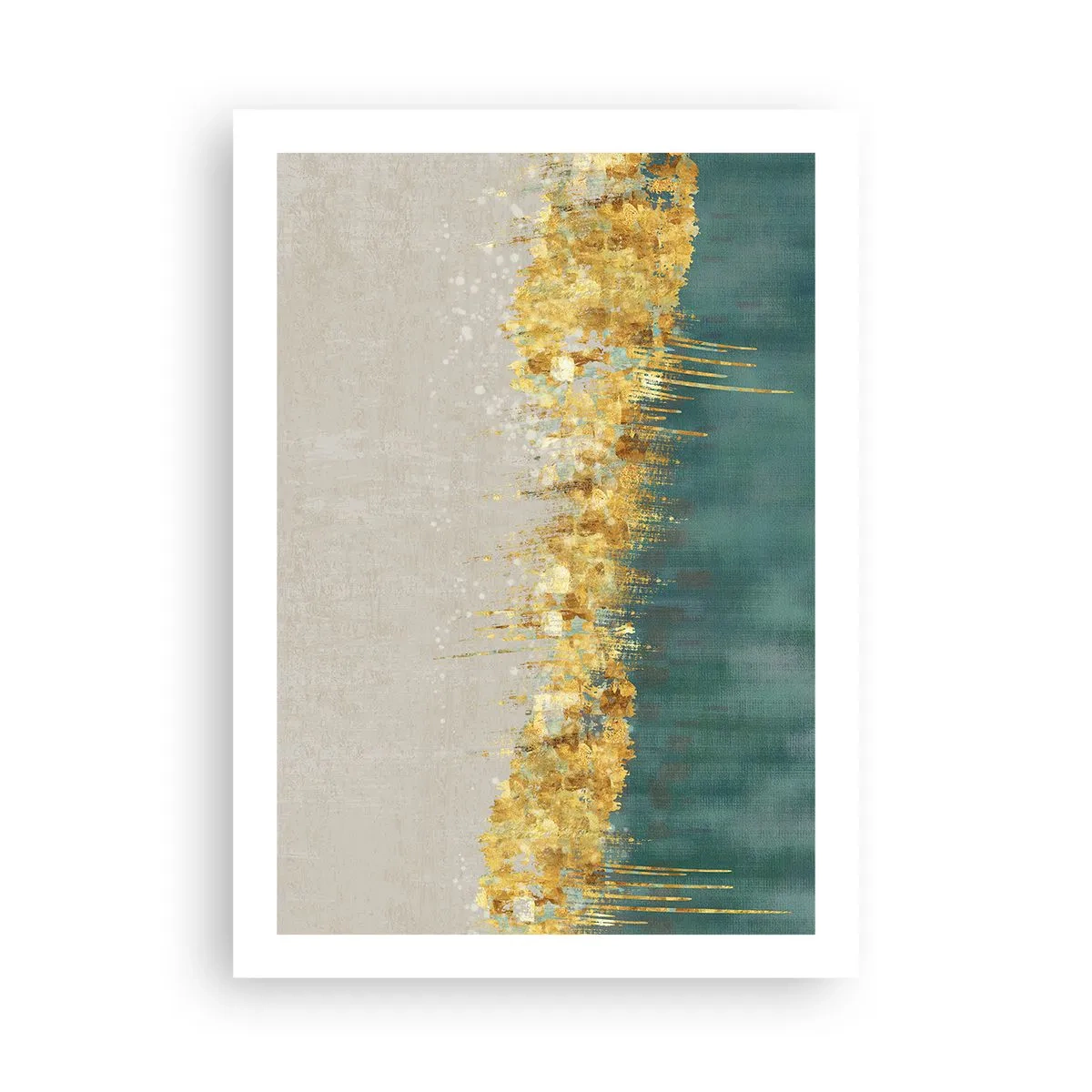 Plakat - Den gyldne grænse - 50x70 cm
