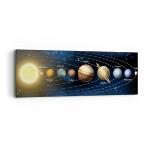 Lærredstryk - Billede på lærred - En ud af ti - 90x30 cm