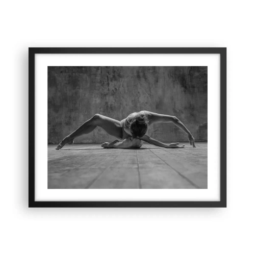 Plakat i sort ramme - Symmetri fundet - 50x40 cm
