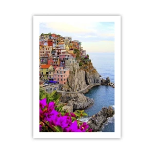 Plakat - En grinende by - 50x70 cm