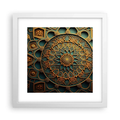 Plakat i hvid ramme - I et arabisk klima - 30x30 cm