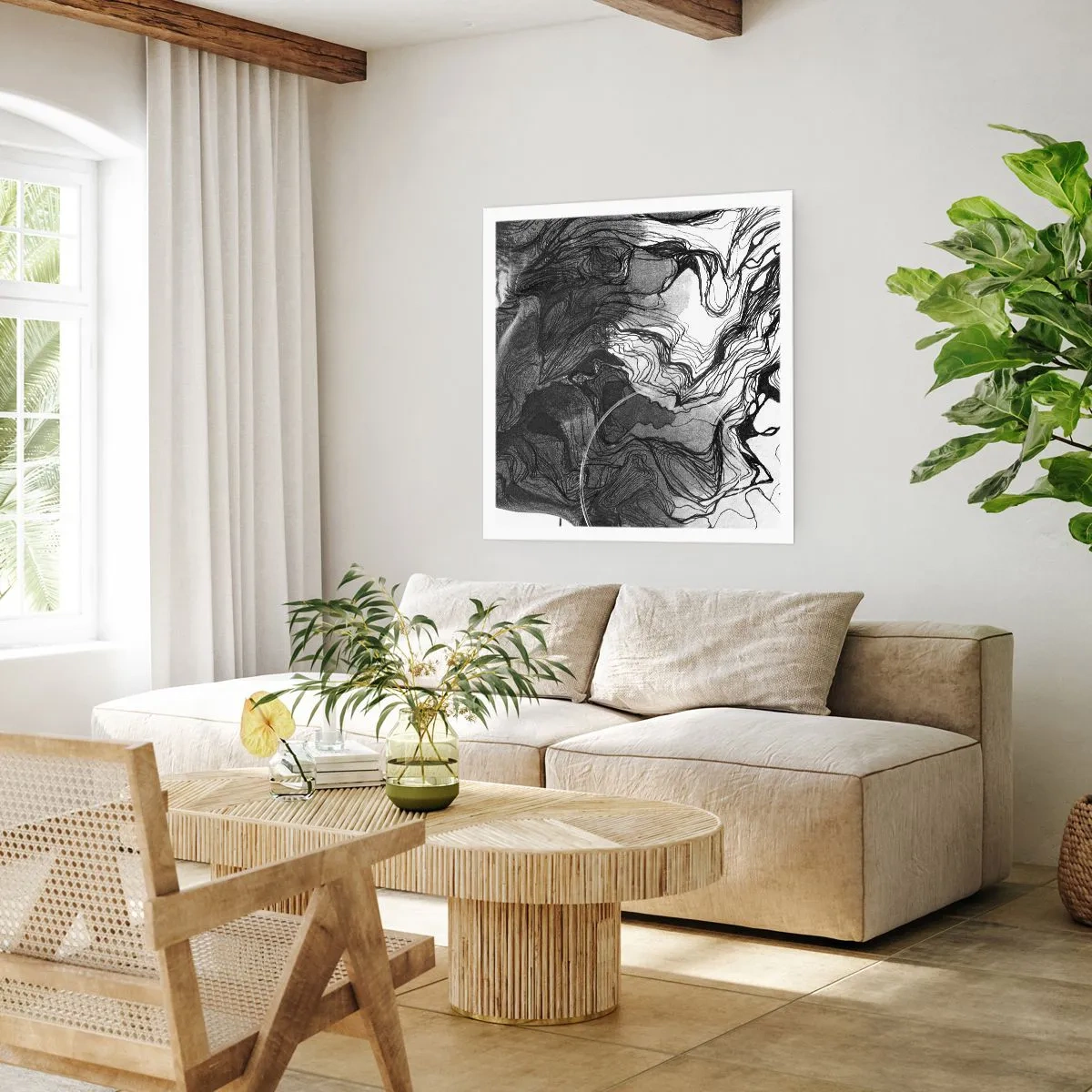 Plakat - Forviklet i drømme - 40x40 cm
