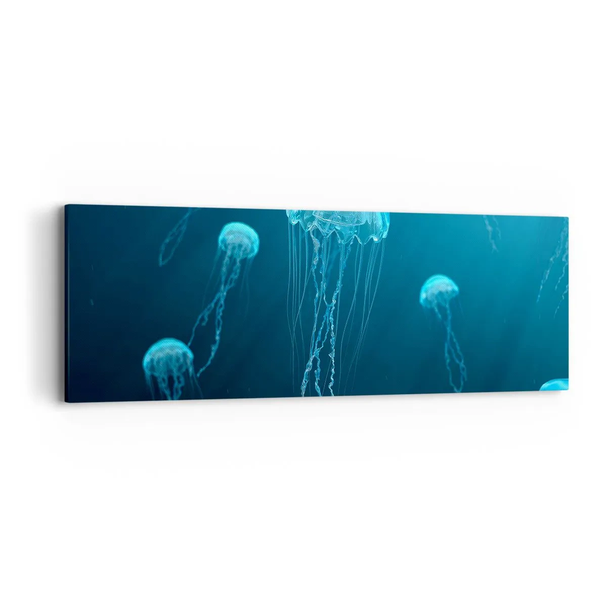 Lærredstryk - Billede på lærred - Havets dans - 90x30 cm