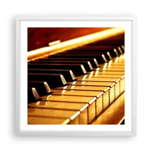 Plakat i hvid ramme - Ubegrænsede muligheder - 50x50 cm