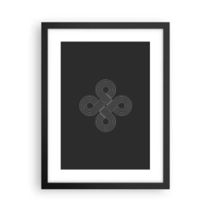 Plakat i sort ramme - I den keltiske ånd - 30x40 cm