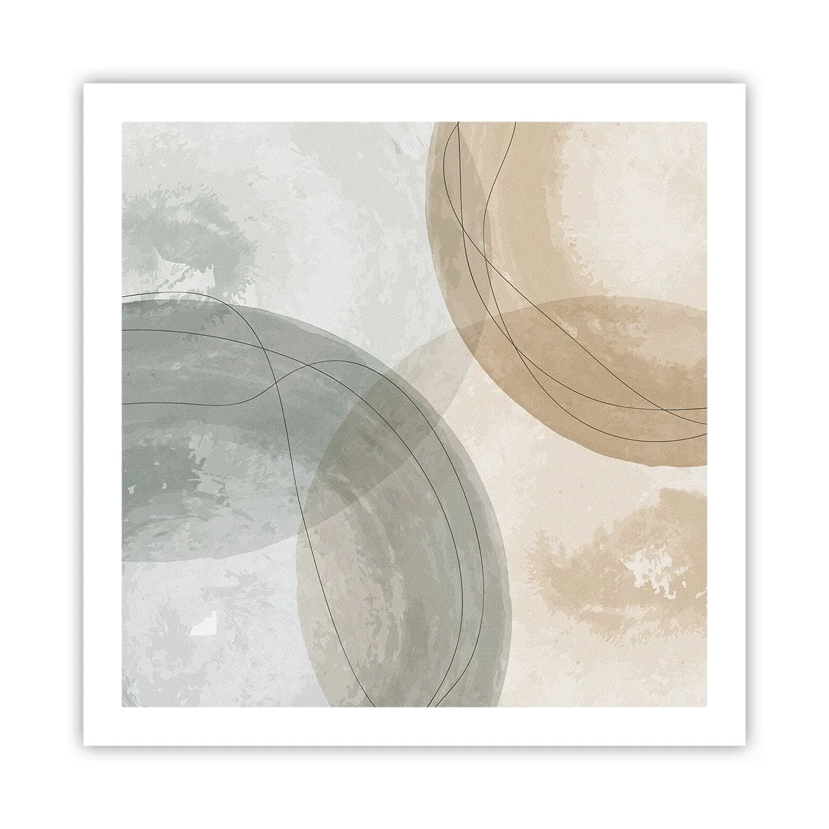 Plakat - Gennemtrængning af verdener - 60x60 cm