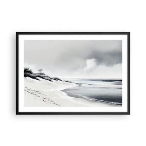Plakat i sort ramme - Altid sammen - 70x50 cm