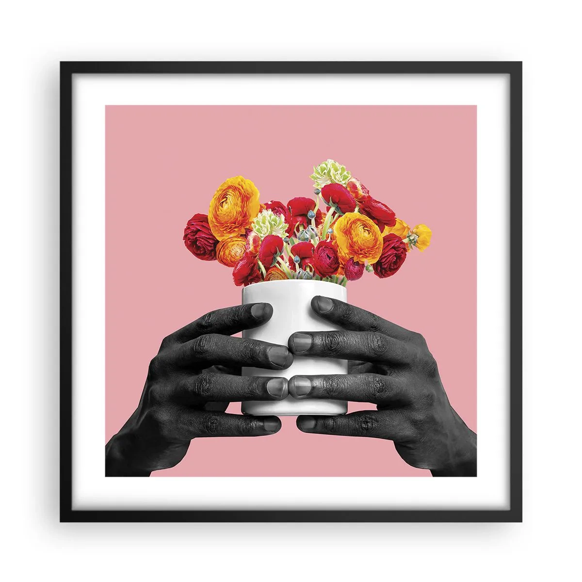 Plakat i sort ramme - Livets apotheose - 50x50 cm