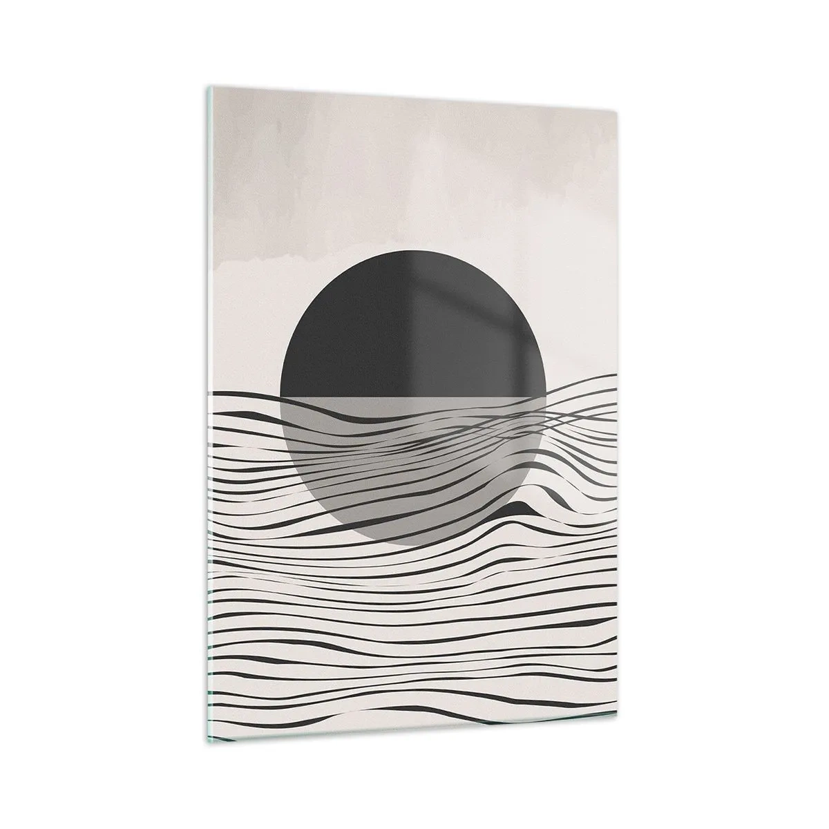 Billede på glas - Halvkomposition - 50x70 cm