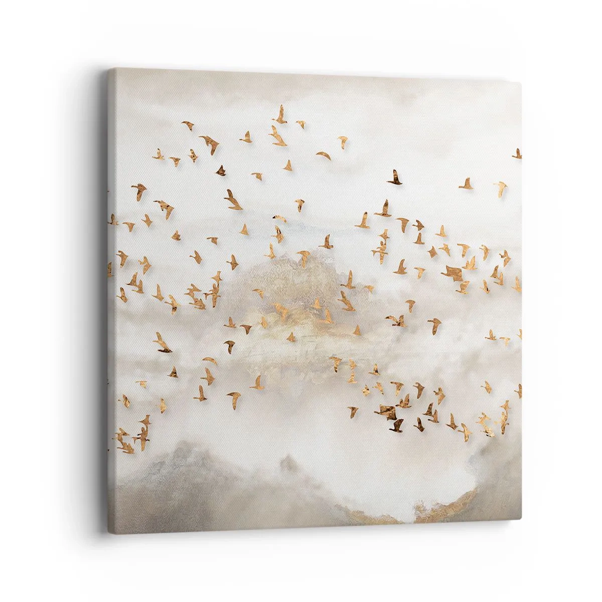 Lærredstryk - Billede på lærred - Det er på tide... - 40x40 cm