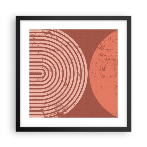 Plakat i sort ramme - Tæt forhold - 40x40 cm