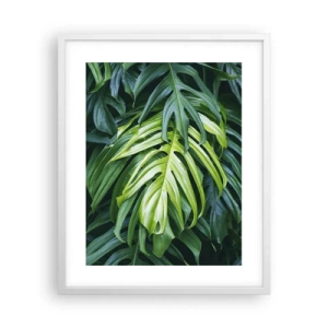 Plakat i hvid ramme - Fordyb dig i friskhed - 40x50 cm