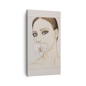 Lærredstryk - Billede på lærred - Et symbol på elegance og skønhed - 45x80 cm