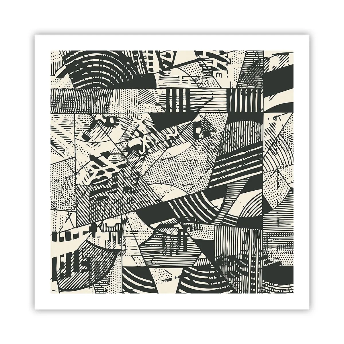 Plakat - Nutidens dynamik - 60x60 cm