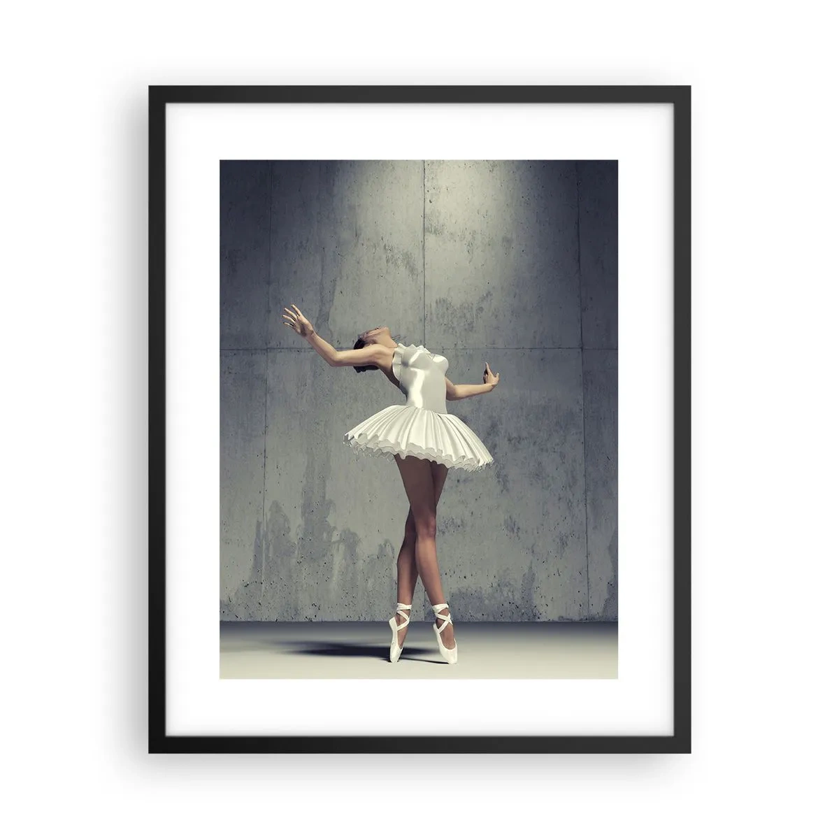 Plakat i sort ramme - Let som en fugl - 40x50 cm