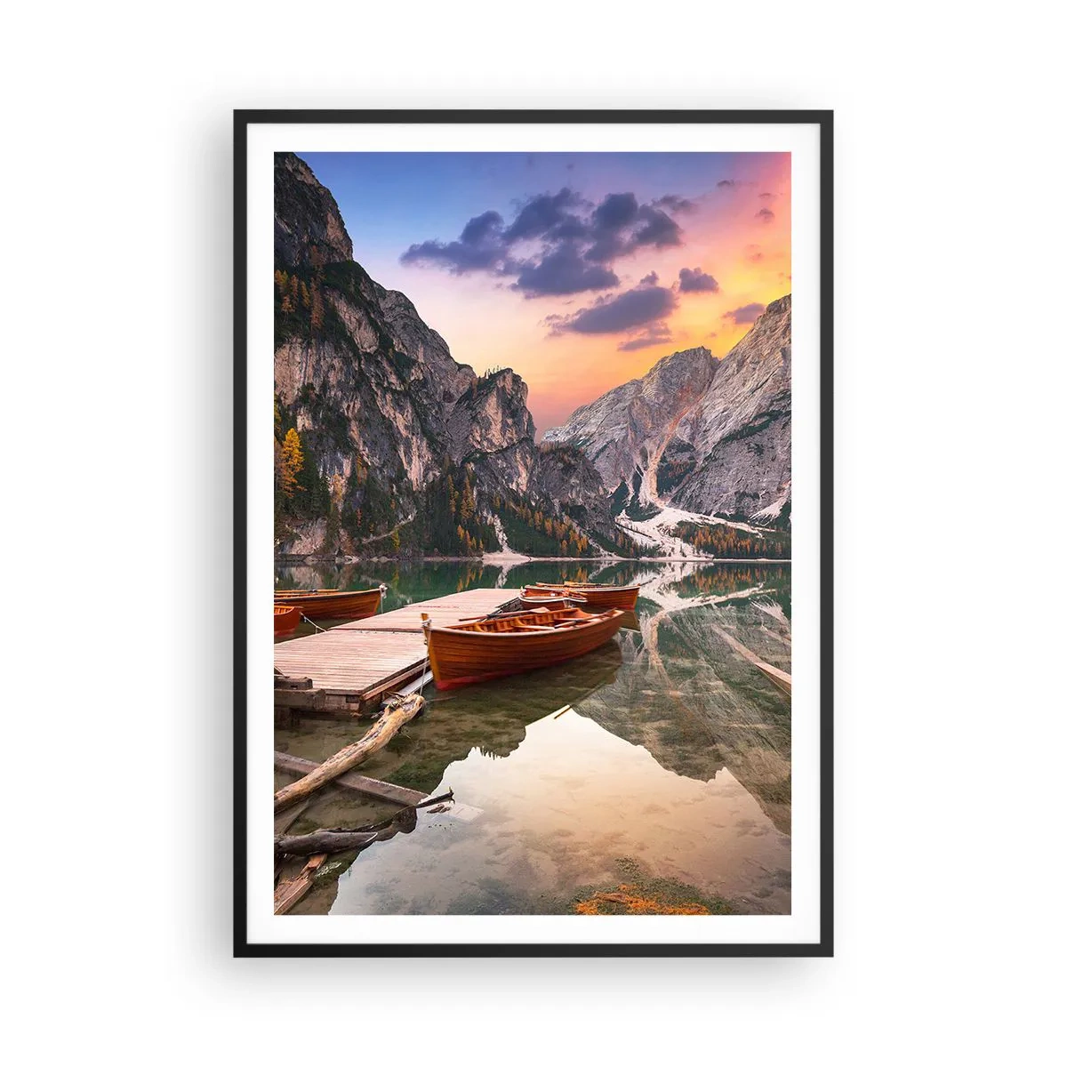 Plakat i sort ramme - Dagens løfte - 70x100 cm