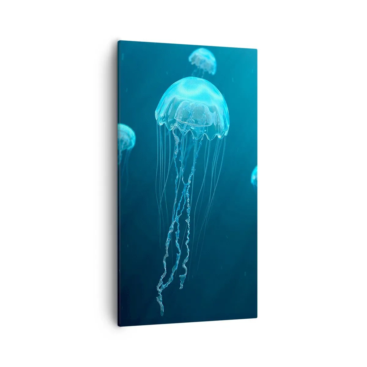 Lærredstryk - Billede på lærred - Havets dans - 55x100 cm