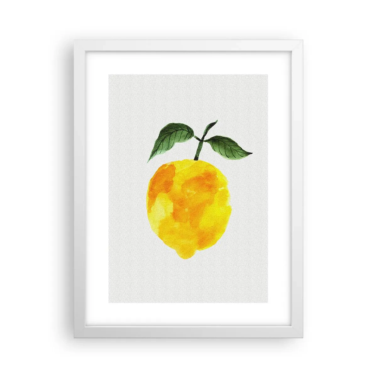 Plakat i hvid ramme - Hvordan man kender smagen af solen - 30x40 cm