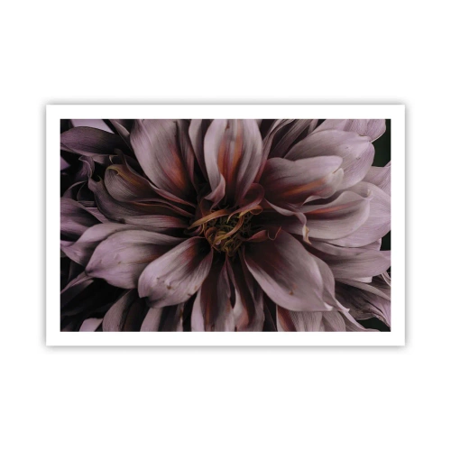 Plakat - Blomstret hjerte - 91x61 cm