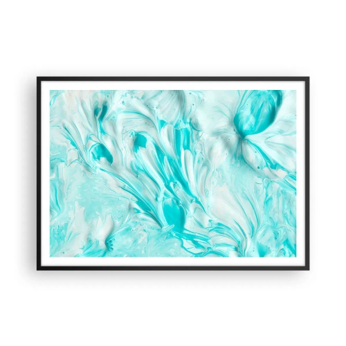 Plakat i sort ramme - For altid sammen - 100x70 cm