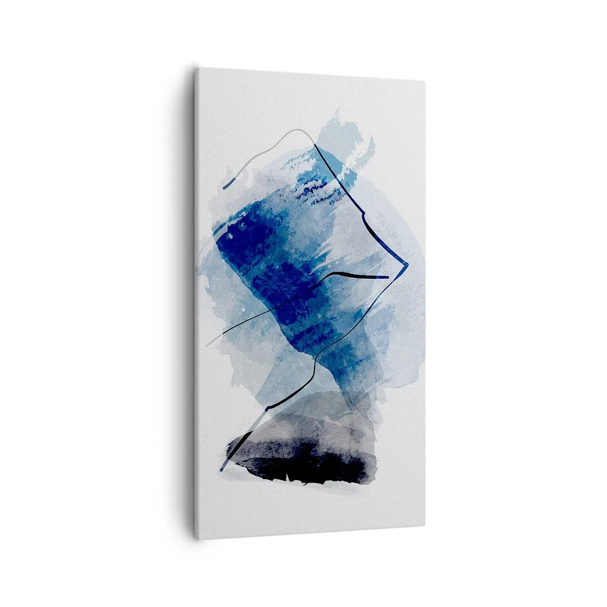 Lærredstryk - Billede på lærred - Isbjerg - 55x100 cm