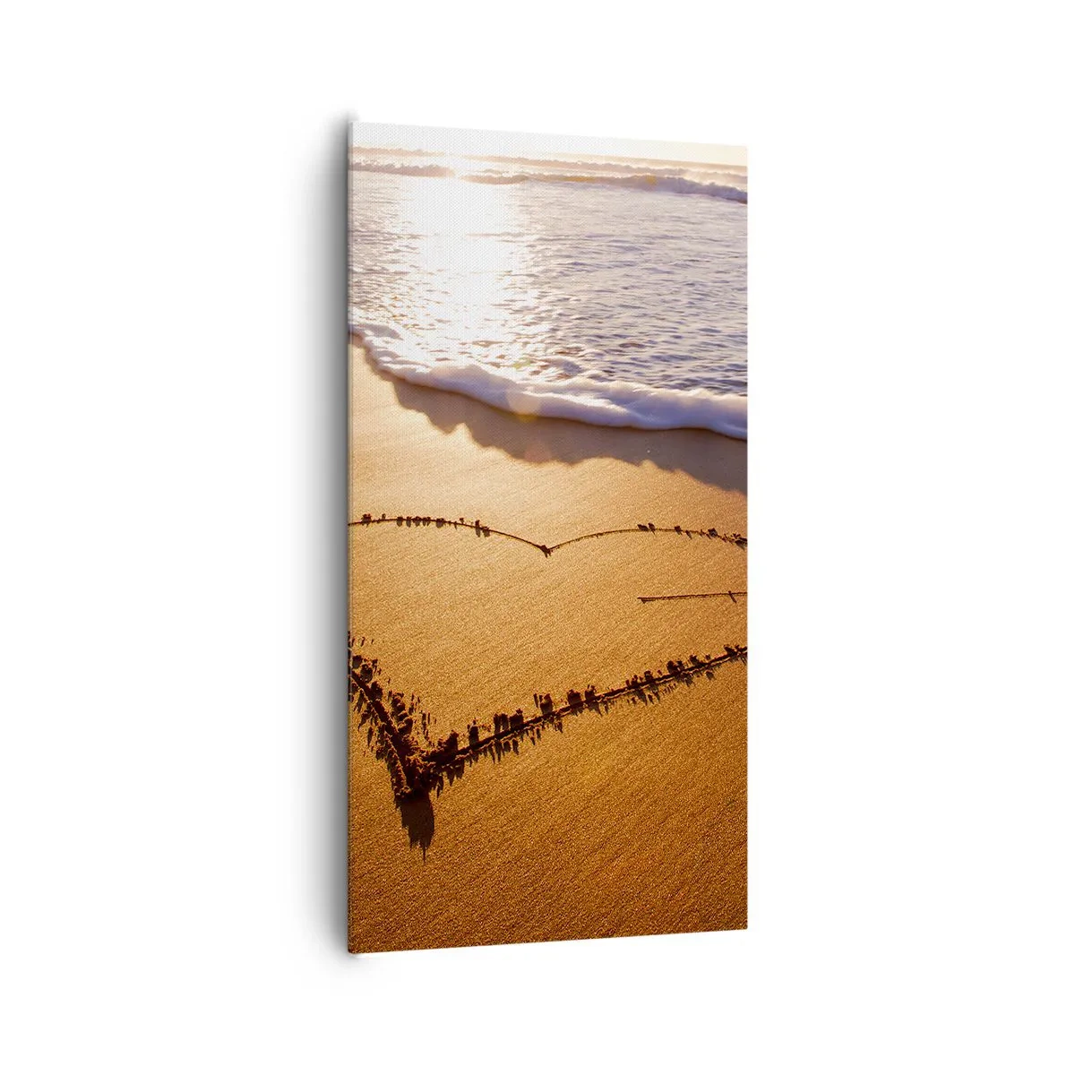 Lærredstryk - Billede på lærred - Ferie tilståelse - 65x120 cm