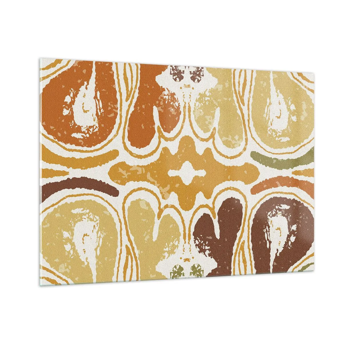 Billede på glas - Sentimental abstraktion - 100x70 cm