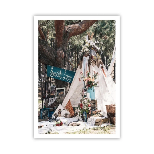 Plakat - Make love… - 70x100 cm