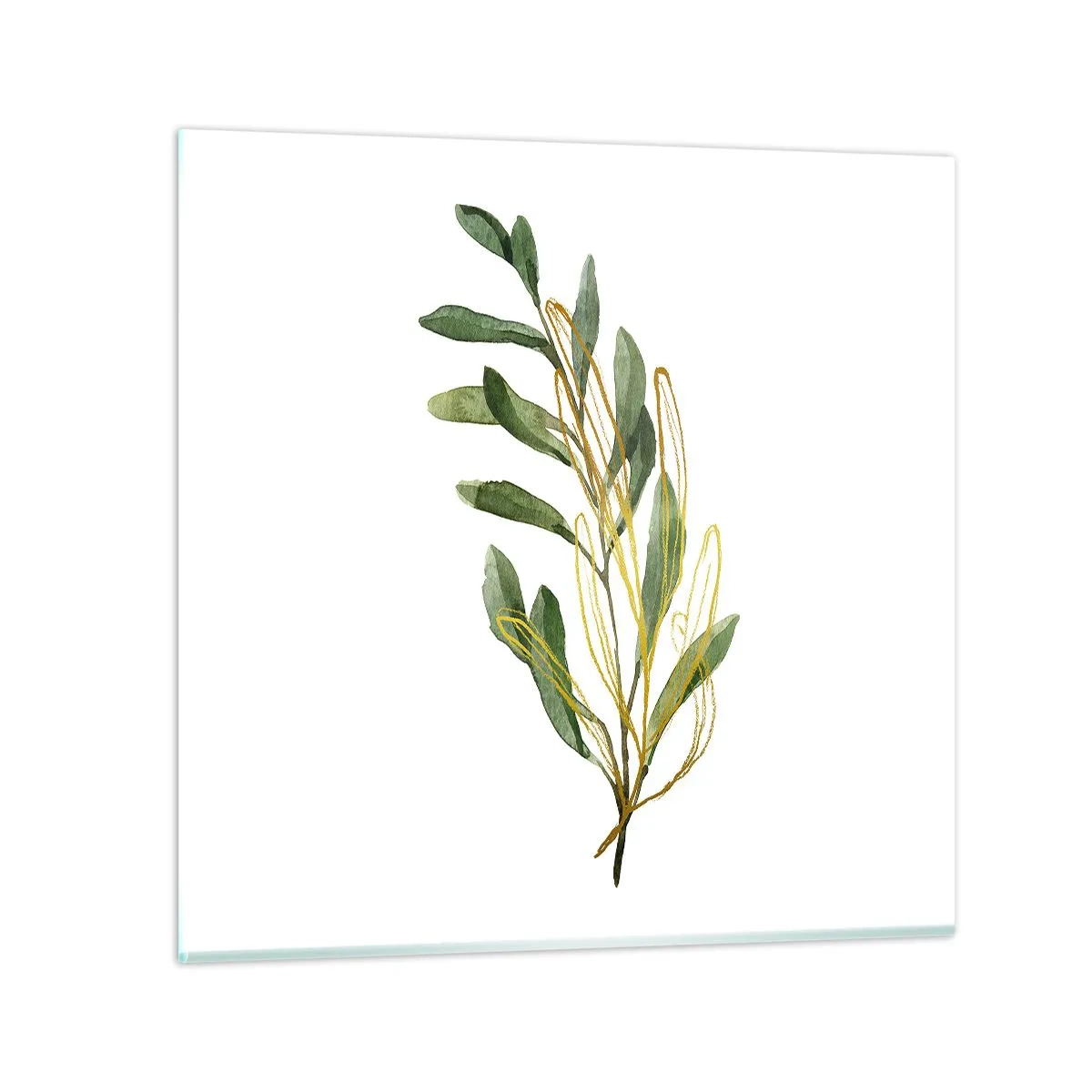 Billede på glas - Alt, hvad der er godt - 50x50 cm