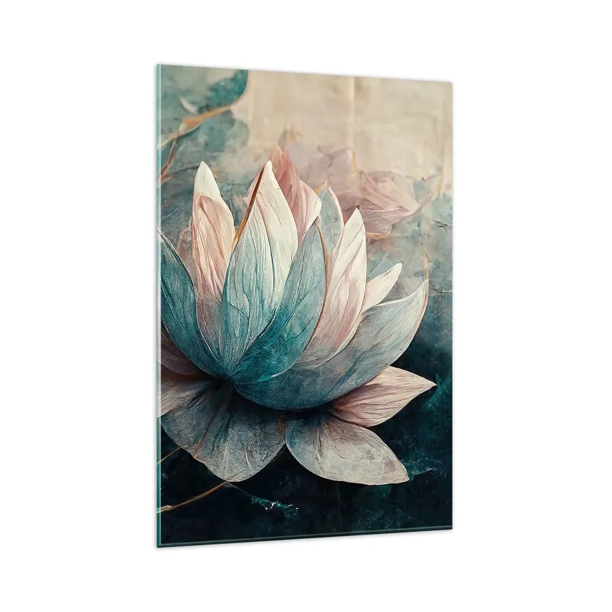 Billede på glas - Søens stjerner - 80x120 cm