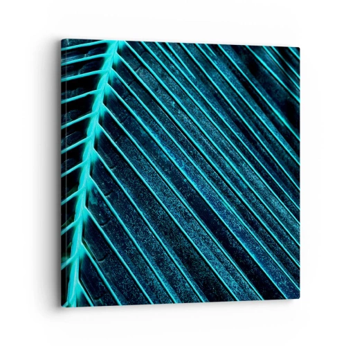 Lærredstryk - Billede på lærred - Tekstur af grønt - 30x30 cm