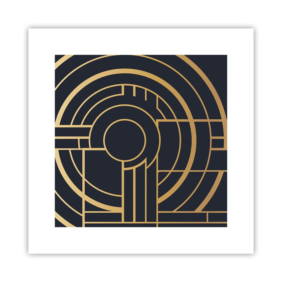 Plakat - At vende tingene på hovedet - 30x30 cm