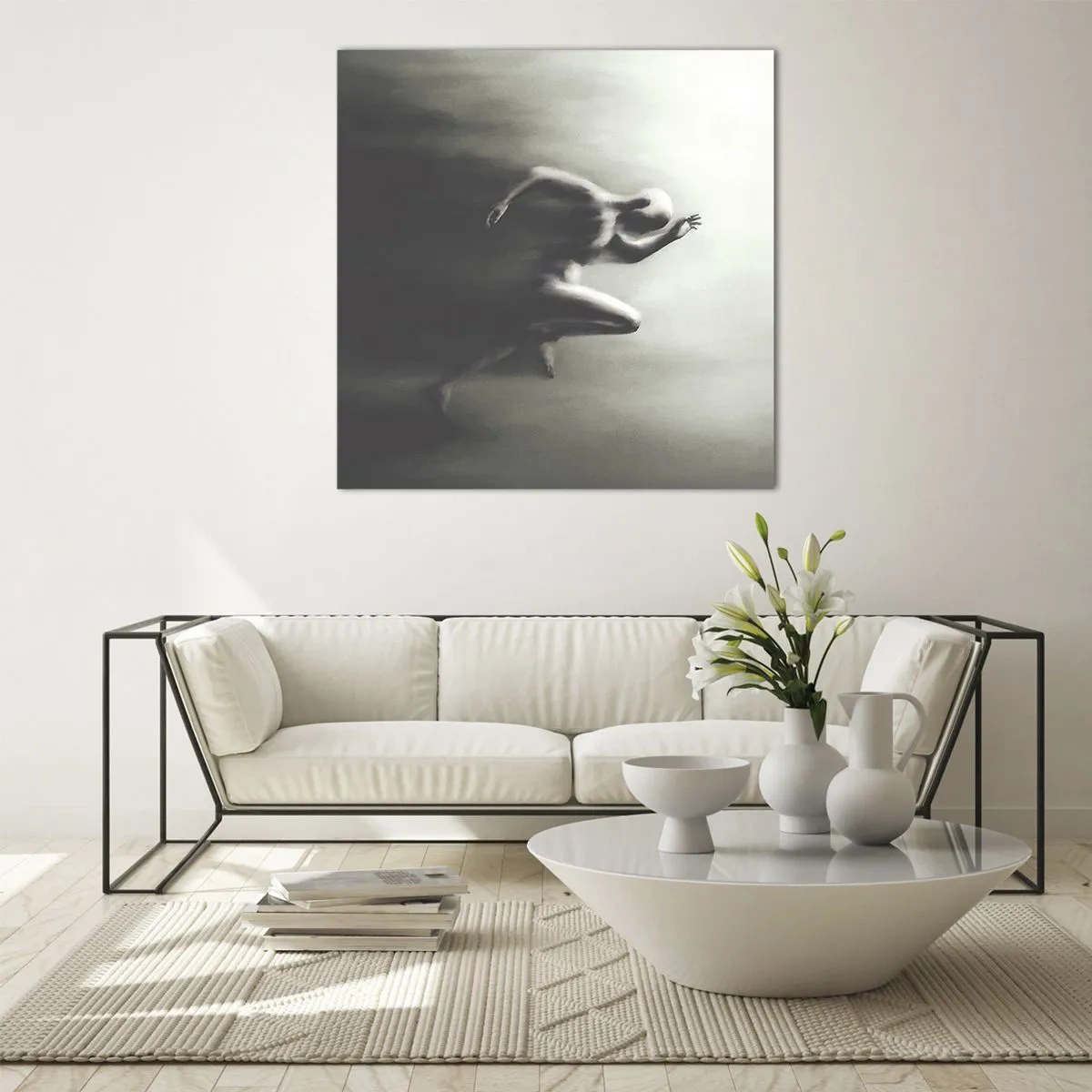 Billede på glas - Ustoppelig - 70x70 cm