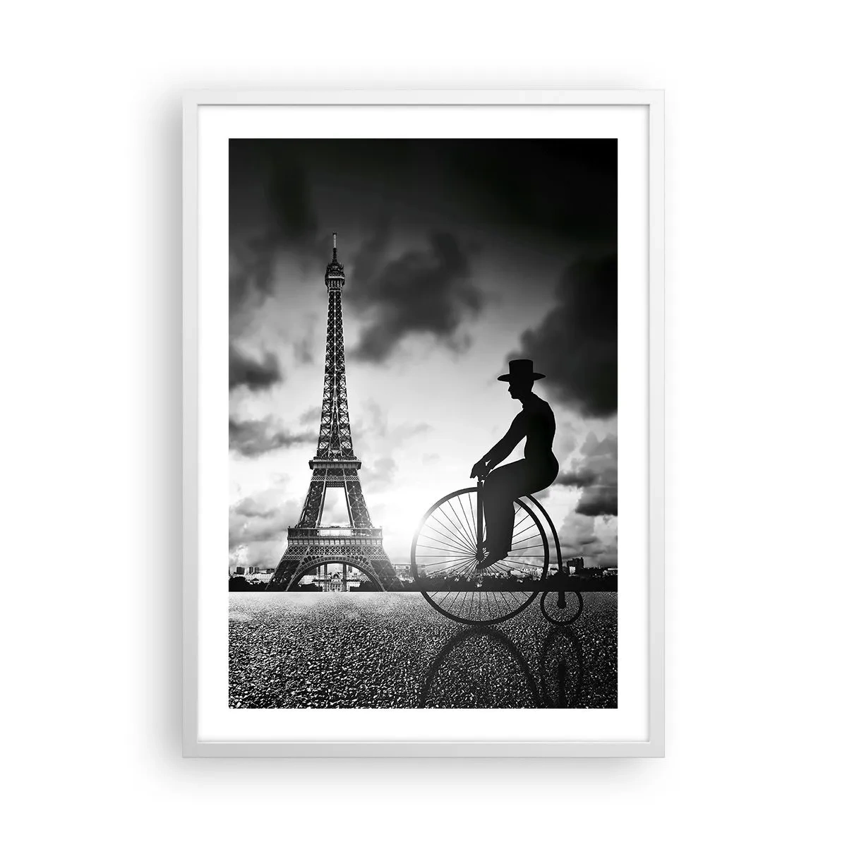 Plakat i hvid ramme - Længsel efter Belle Epoque - 50x70 cm