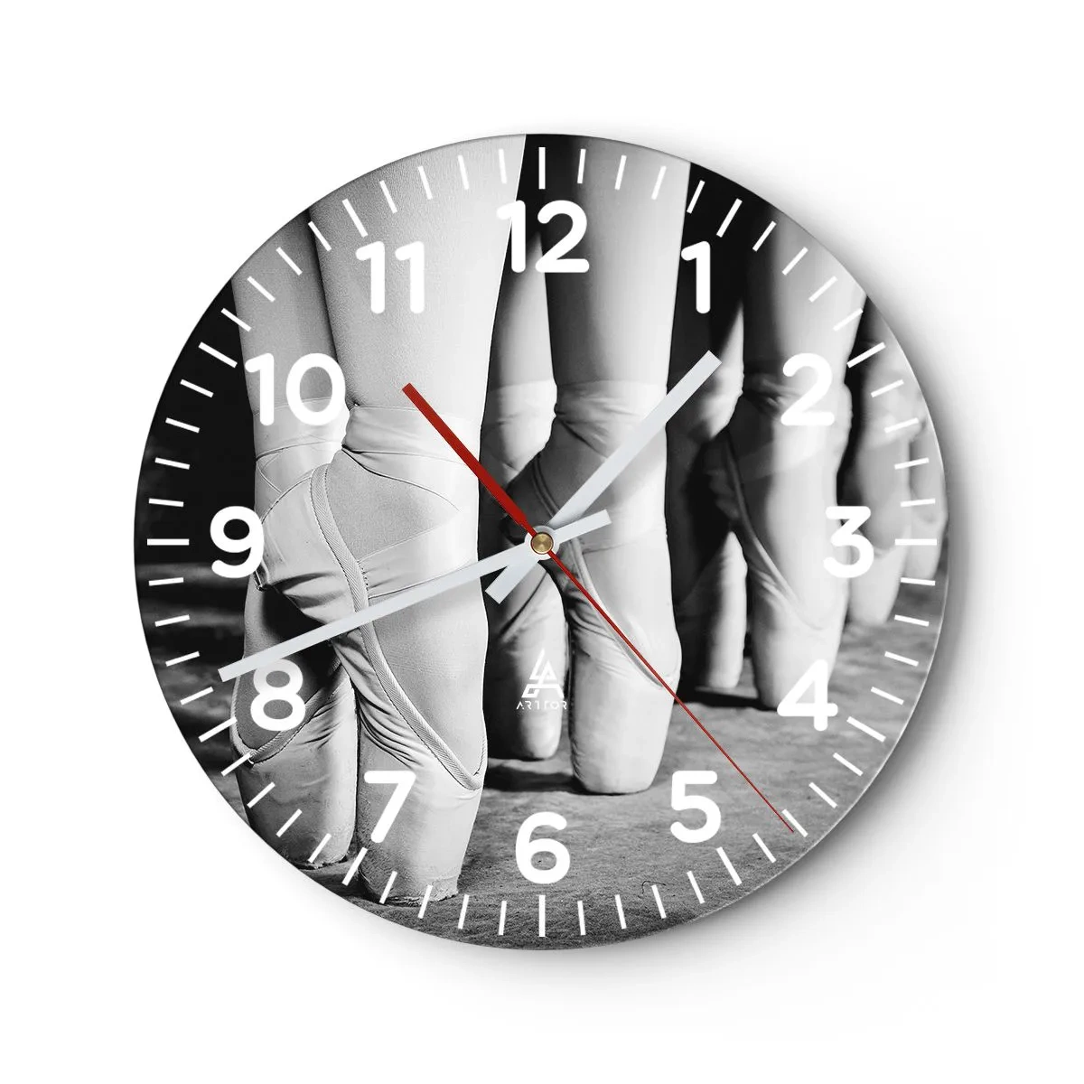 Vægur, Uret - Sammen, let - 40x40 cm