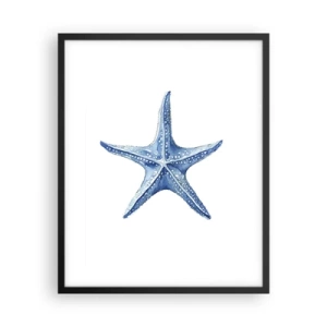 Plakat i sort ramme - Havets stjerne - 40x50 cm